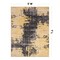 World Rug Gallery Abstract Design Distressed Non Shedding Soft Area Rug 5' x 7' Yellow 392YELLOW5x7 - alternate 6